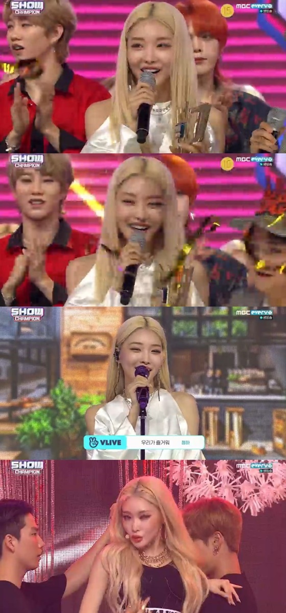 /사진=MBC 에브리원 음악 순위 프로그램 '쇼! 챔피언' 캡처