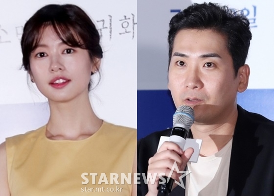 배우 정소민(왼쪽), 영화 '기방도령'의 남대중 감독 /사진=김휘선 기자
