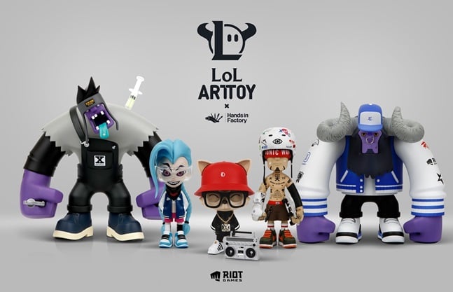LoL 아트토이 이미지. /사진=라이엇 게임즈 제공