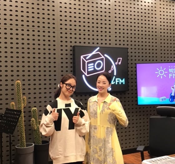 김보라와 박은영 아나운서./사진=KBS 쿨FM '박은영의 FM대행진' 공식 인스타그램 캡처