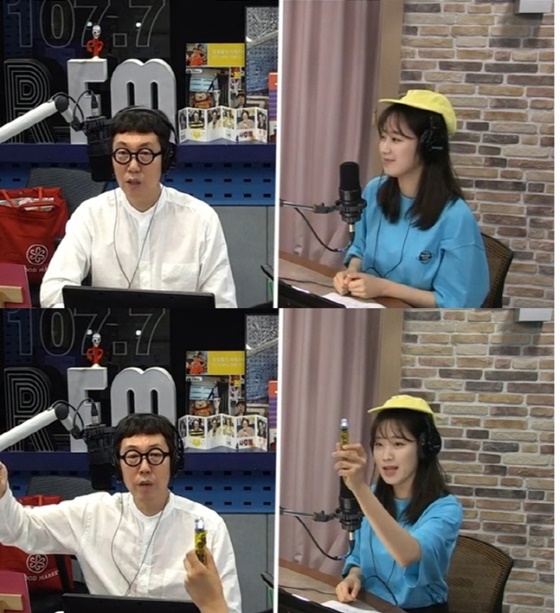 주시은 아나운서./사진=SBS '김영철의 파워FM' 보이는 라디오 캡처