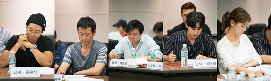 /사진=영화 '파이프라인'에 출연하는 음문석, 유승목, 태항호, 배유람, 배다빈(왼쪽부터)