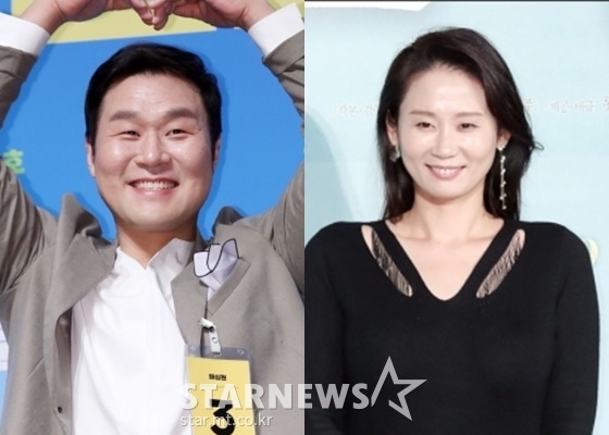 배우 윤경호(왼쪽), 김선영 /사진=김휘선, 김창현 기자
