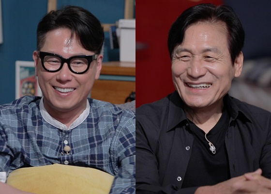 가수 윤종신(왼쪽), 배우 안성기 /사진제공=JTBC