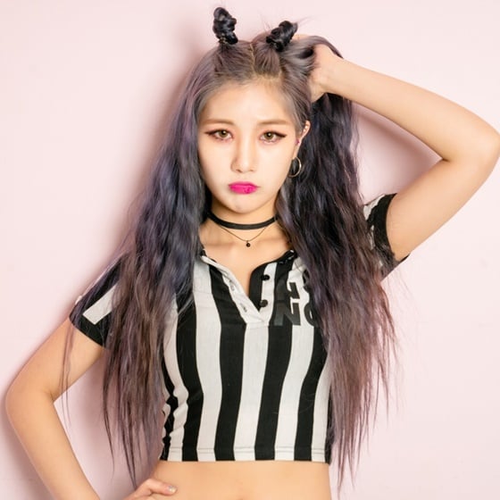 걸그룹 그로우비 멤버 리예. /사진=키움 히어로즈 제공
