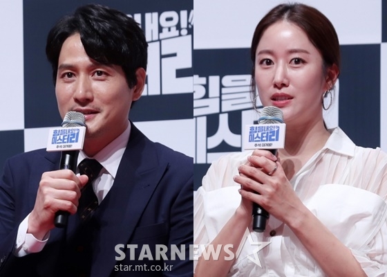 배우 박해준, 전혜빈 /사진=김휘선 기자