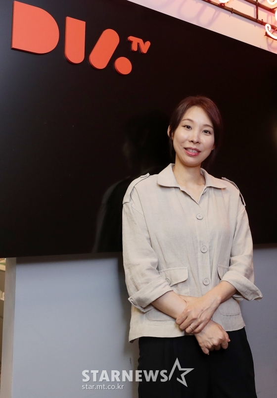CJ ENM MCN '다이아TV' 이명희 팀장 / 사진=김휘선 기자 hwijpg@