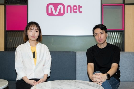 박소정PD(왼쪽)와 정민석PD /사진제공=Mnet