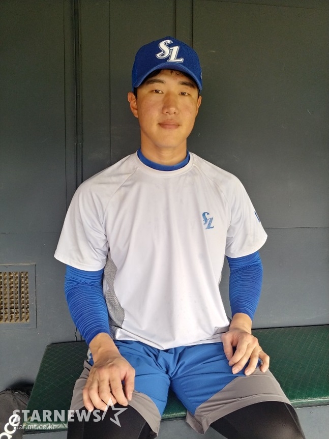 1일 1군 엔트리에 합류한 삼성 라이온즈 이성규. /사진=김동영 기자