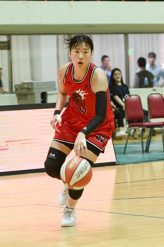 부산 BNK 썸의 구슬. /사진=WKBL 제공