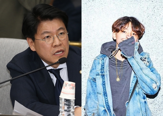 장제원 의원(왼쪽)과 노엘(장용준) /사진=스타뉴스, 프리마뮤직그룹