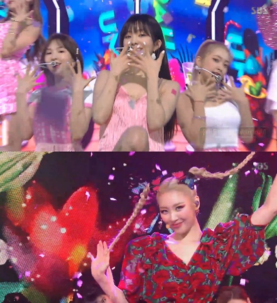 레드벨벳, 선미./사진=SBS '인기가요' 방송화면 캡처