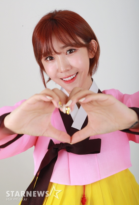 트로트가수 하유비 /사진=이동훈 기자