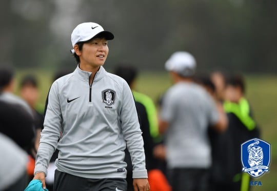 황인선 감독대행./사진=대한축궇벼회 제공