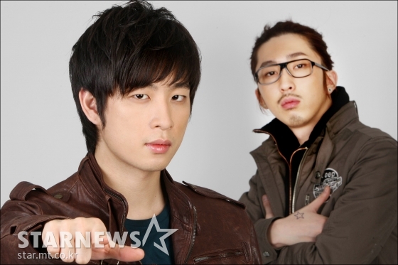 힙합듀오 언터쳐블 멤버 디액션(왼쪽), 슬리피의 2009년 활동 당시 모습 /사진=스타뉴스
