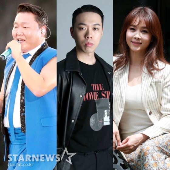 (왼쪽부터) 싸이, 비와이, 옥주현 /사진=스타뉴스