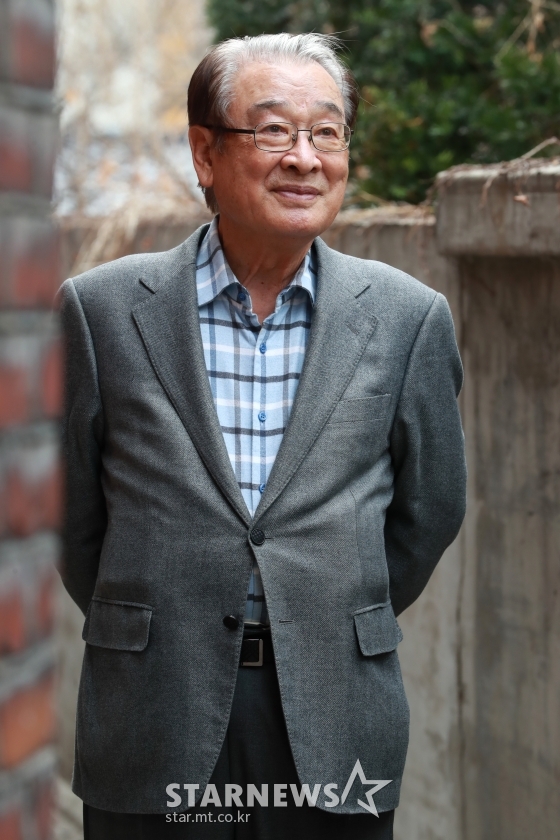 배우 이순재/사진=임성균 기자