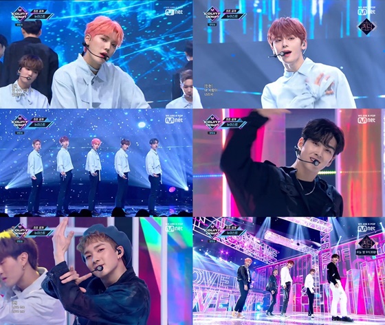 그룹 뉴이스트 /사진=엠넷 '엠카운트다운' 방송화면