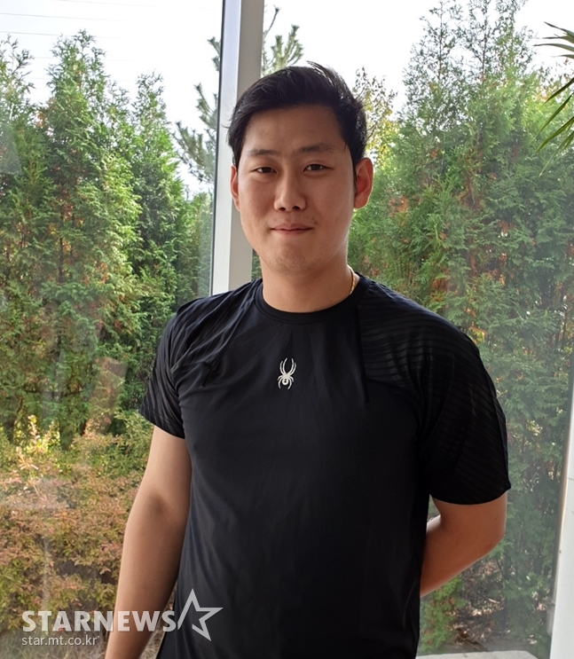 24일 재활군에 합류한 하주석./사진=심혜진 기자