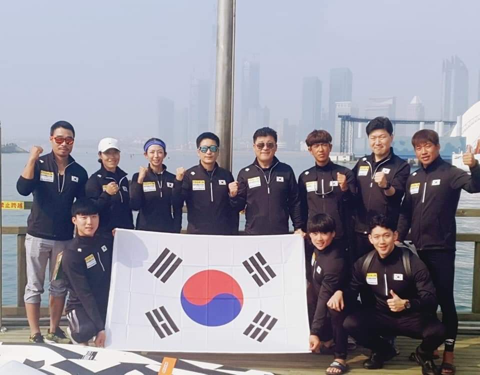 세계선수권에 나선 한국 선수단. /사진=대한카누연맹 제공