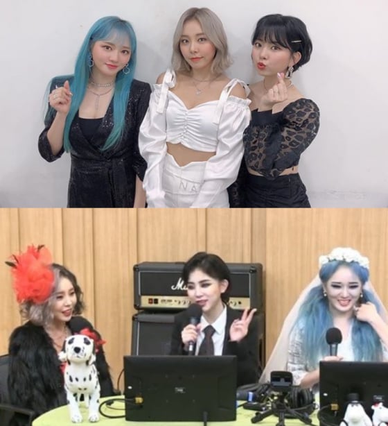 /사진=레이디스코드 공식 SNS(위) SBS 파워FM '두시탈출 컬투쇼'(아래)