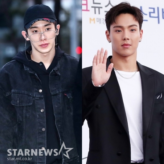 (왼쪽부터) 몬스타엑스 멤버 원호, 셔누 /사진=스타뉴스