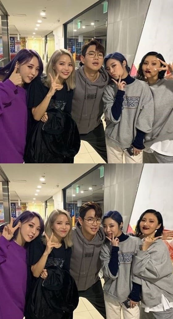 장성규와 마마무./사진=장성규 인스타그램