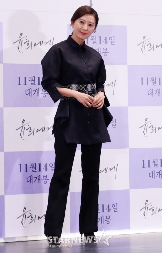 배우 김희애 /사진=김휘선 기자