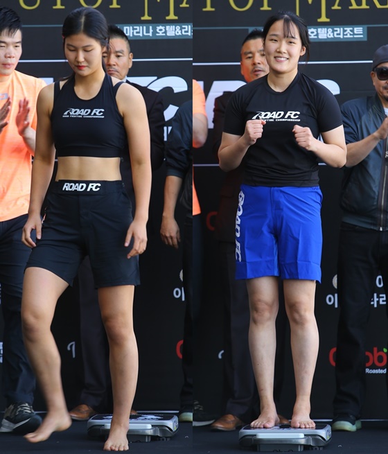 박하정(왼쪽)과 박나영. /사진=로드 FC