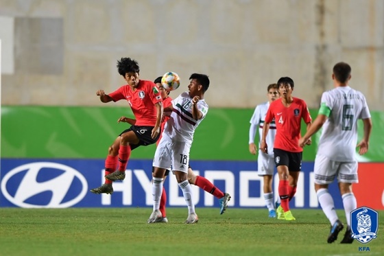17세 이하(U-17) 한국 축구대표팀이 U-17 멕시코 축구대표팀과 월드컵 8강전을 벌이고 있다. /사진=대한축구협회