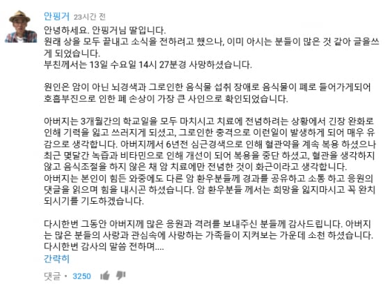 /사진=안핑거 유튜브