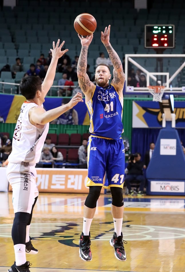 삼성 외국인 선수 닉 미네라스. /사진=KBL 제공