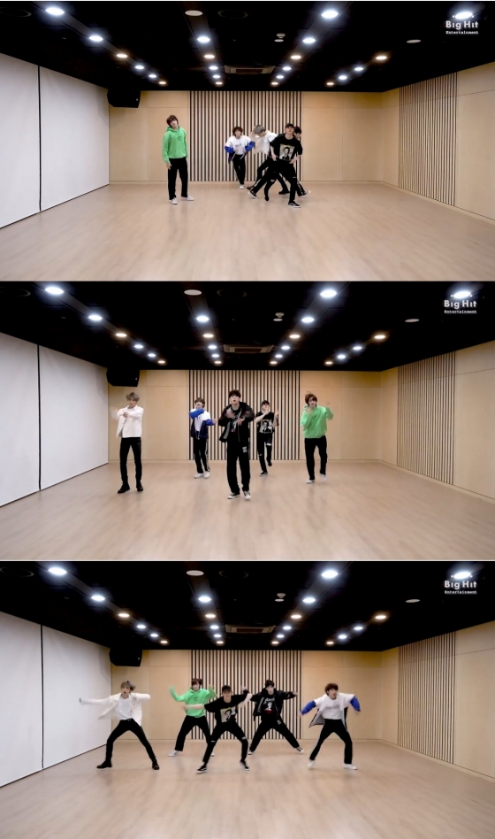 /사진=유튜브 투모로우바이투게더 공식 채널 'New Rules' 안무 연습 영상 화면 캡처