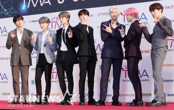 그룹 방탄소년단. / 사진=인천=김휘선 기자 hwijpg@