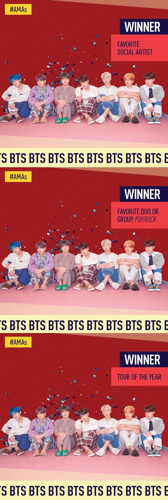 /사진=2019 AMAs 공식 트위터