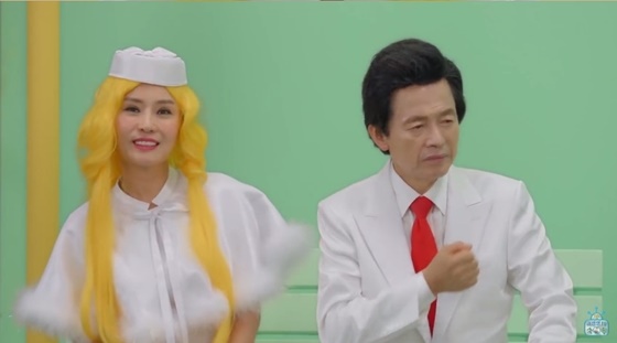 /사진=허경영 '국민송' 뮤직비디오 캡처