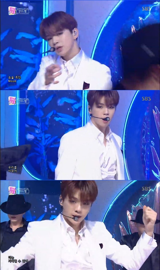 가수 강다니엘 /사진=SBS '인기가요' 방송화면 캡처