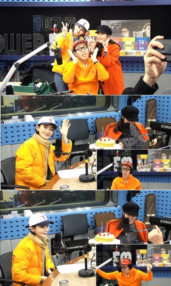 /사진=SBS 파워FM '김영철의 파워FM(철파엠)' 보이는 라디오 캡처 (다비치 강민경 이해리)