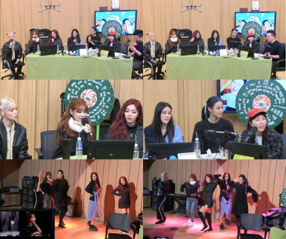 /사진=SBS 파워FM '두시탈출 컬투쇼' AOA 보이는 라디오 캡처