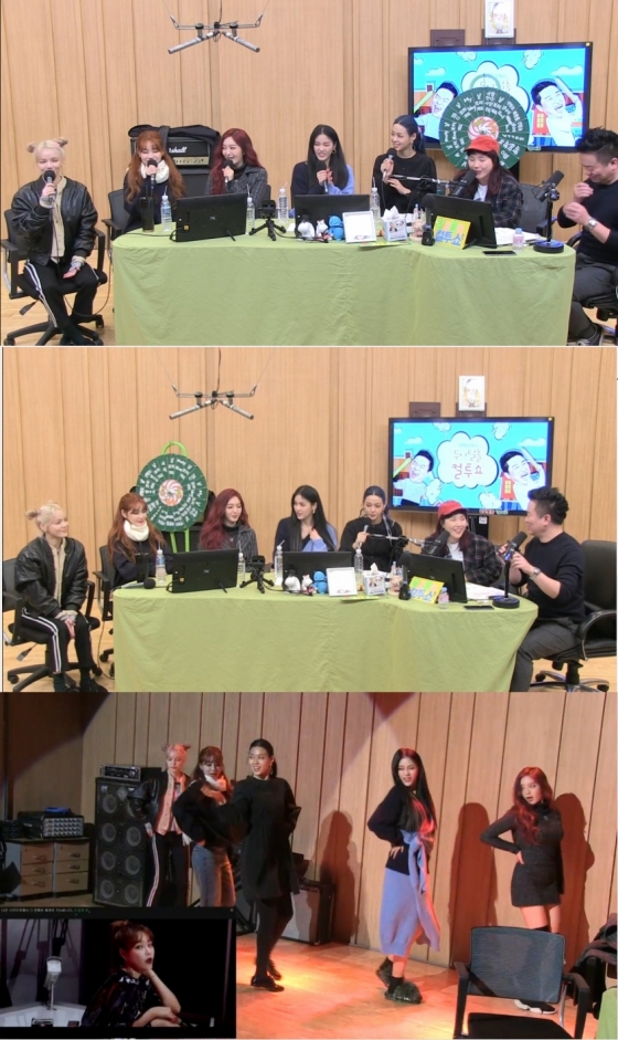 /사진=SBS 파워FM '두시탈출 컬투쇼' AOA 보이는 라디오 캡처