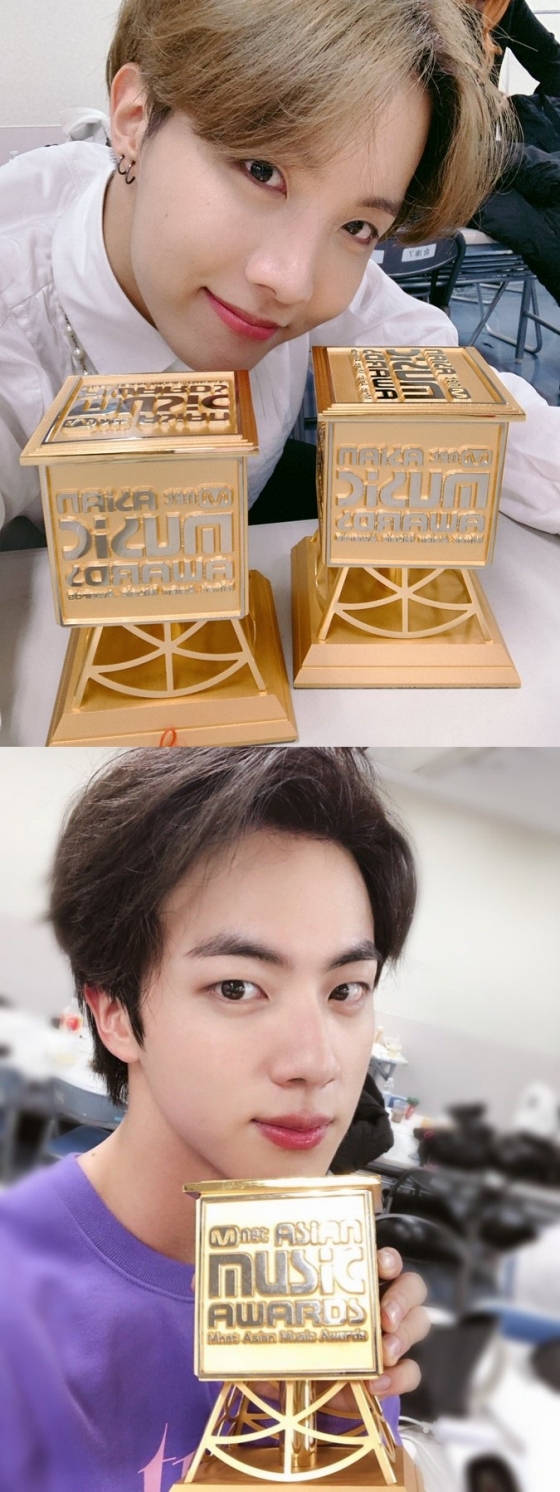 /사진=방탄소년단 트위터 제이홉 진