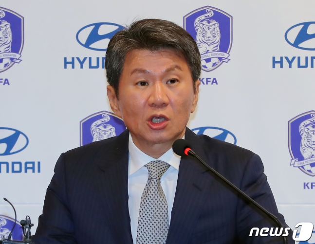 정몽규 대한축구협회 회장. /사진=뉴스1