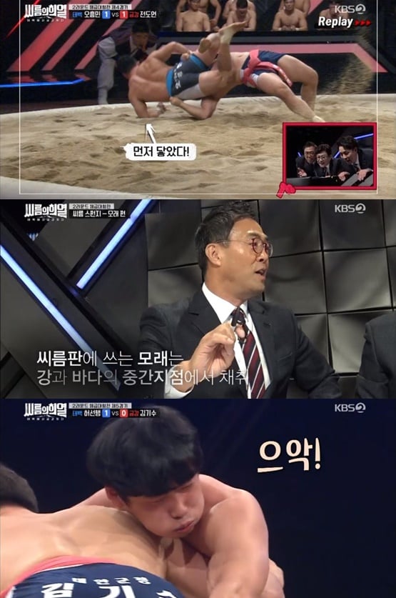 /사진=KBS 2TV 예능 프로그램 '태백에서 금강까지 - 씨름의 희열' 방송화면 캡처