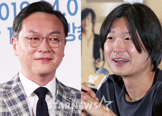 김의성(왼쪽)과 주진우./사진=스타뉴스