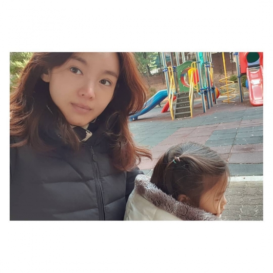 /사진=정가은 인스타그램(좌 정가은 우 딸 소이 양)