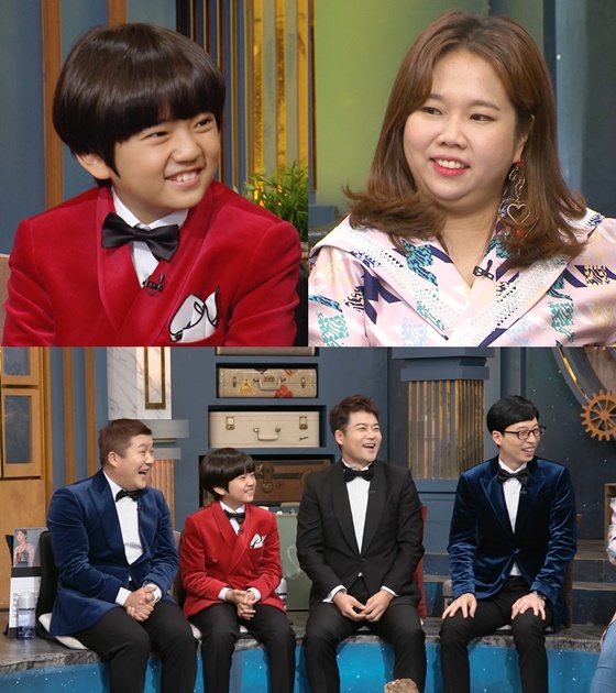 김강훈(왼쪽)과 홍현희./사진제공=KBS 2TV