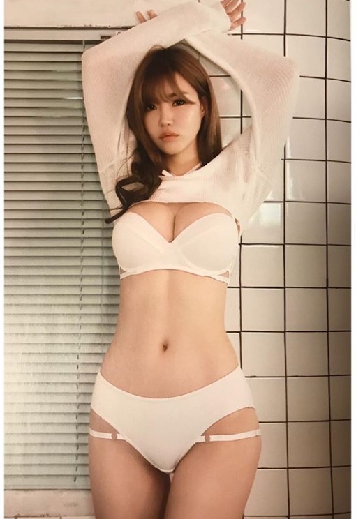 레이싱 모델 민한나. /사진=민한나 인스타그램