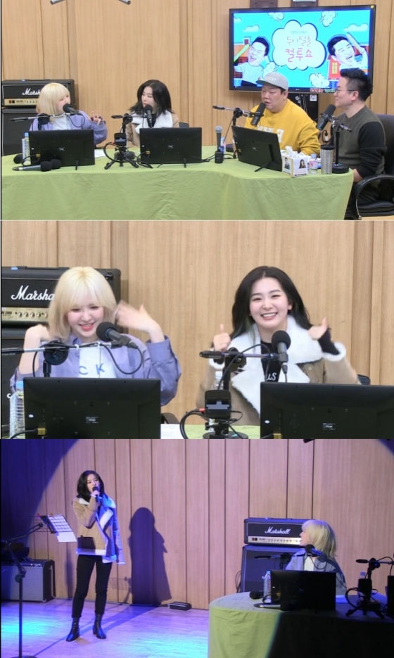 /사진=SBS 파워FM '두시탈출 컬투쇼' 캡처 (레드벨벳 멤버 웬디 슬기 DJ 유민상 김태균)