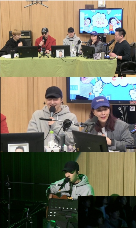 /사진=SBS 파워FM '두시탈출 컬투쇼' 캡처 (왼쪽부터 손호영 김태우 적재 신봉선 김태균)