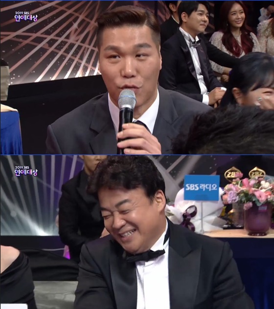 서장훈, 백종원 /사진='2019 SBS 연예대상' 방송화면 캡처